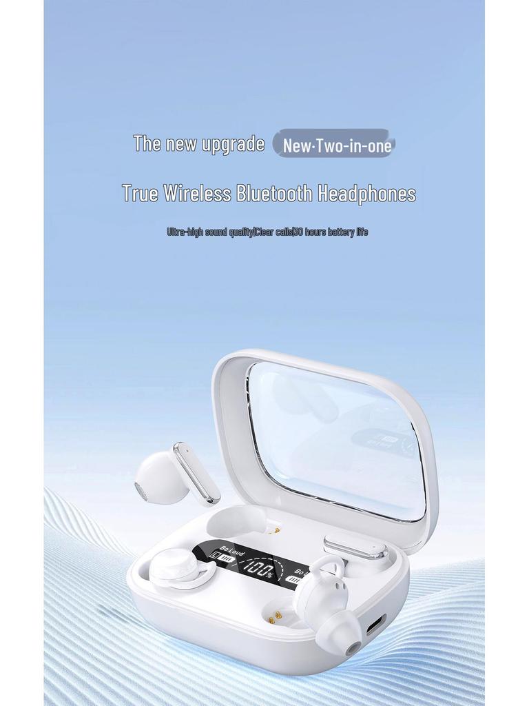 Hot-Selling Transparent Case Sports Gaming Twins: 60-Pair High-Quality Earbuds with Extra-Long Battery Life.
