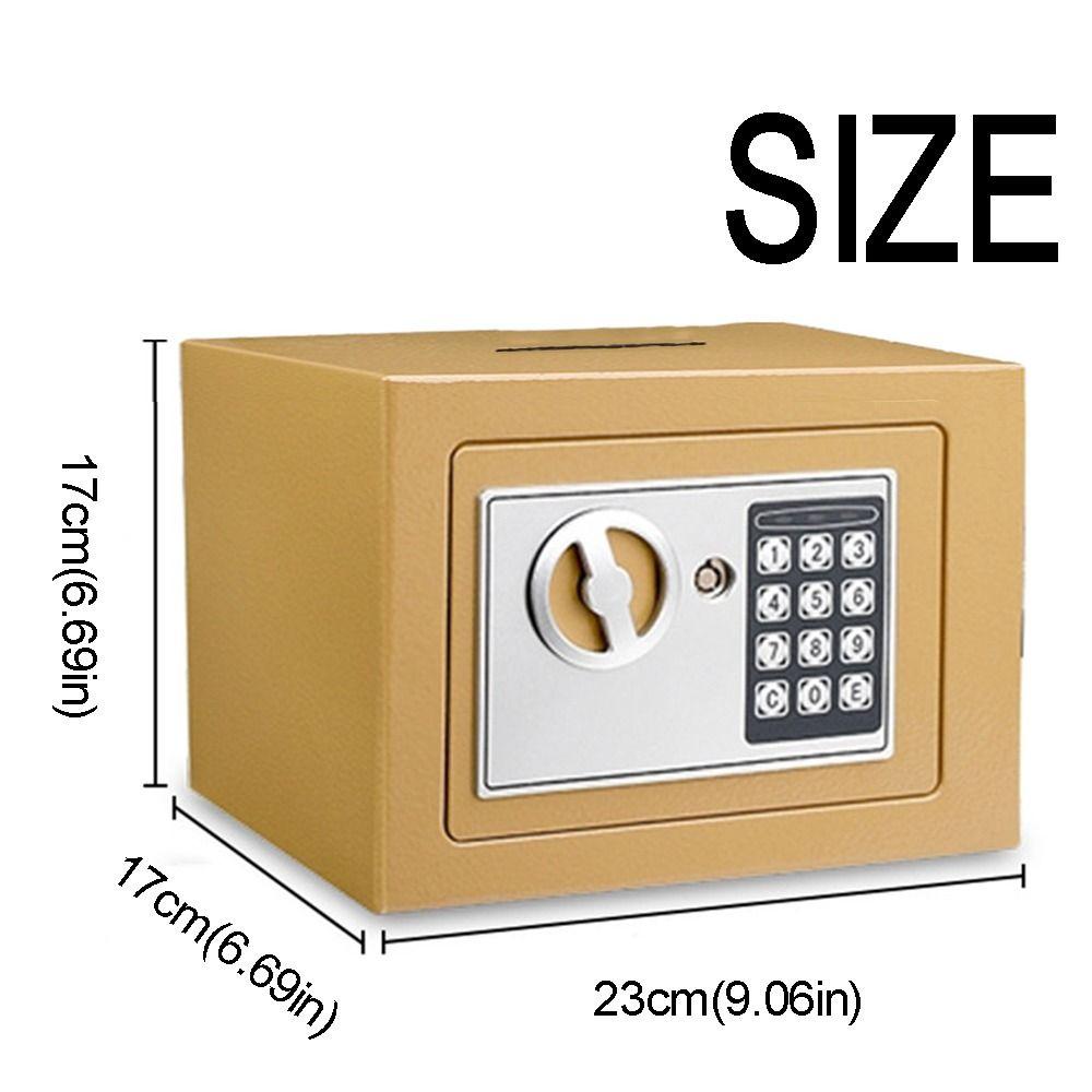 Anti-Theft Piggy Bank Password Lock Compact Combination Lock Security Box Household with Coin Slot Small Digital Safe Box