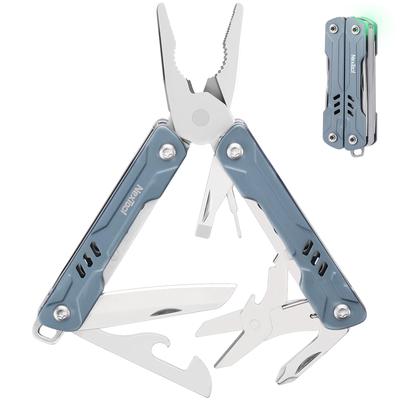 NexTool Multitool Mini Sailor Kompaktes Multitool mit Spitzzange SIM-Karten-Auswerfer Geschenk für Männer Blau S11, 11-in-1 Zange, Schere, Auswerfer, Schraubendreher,
