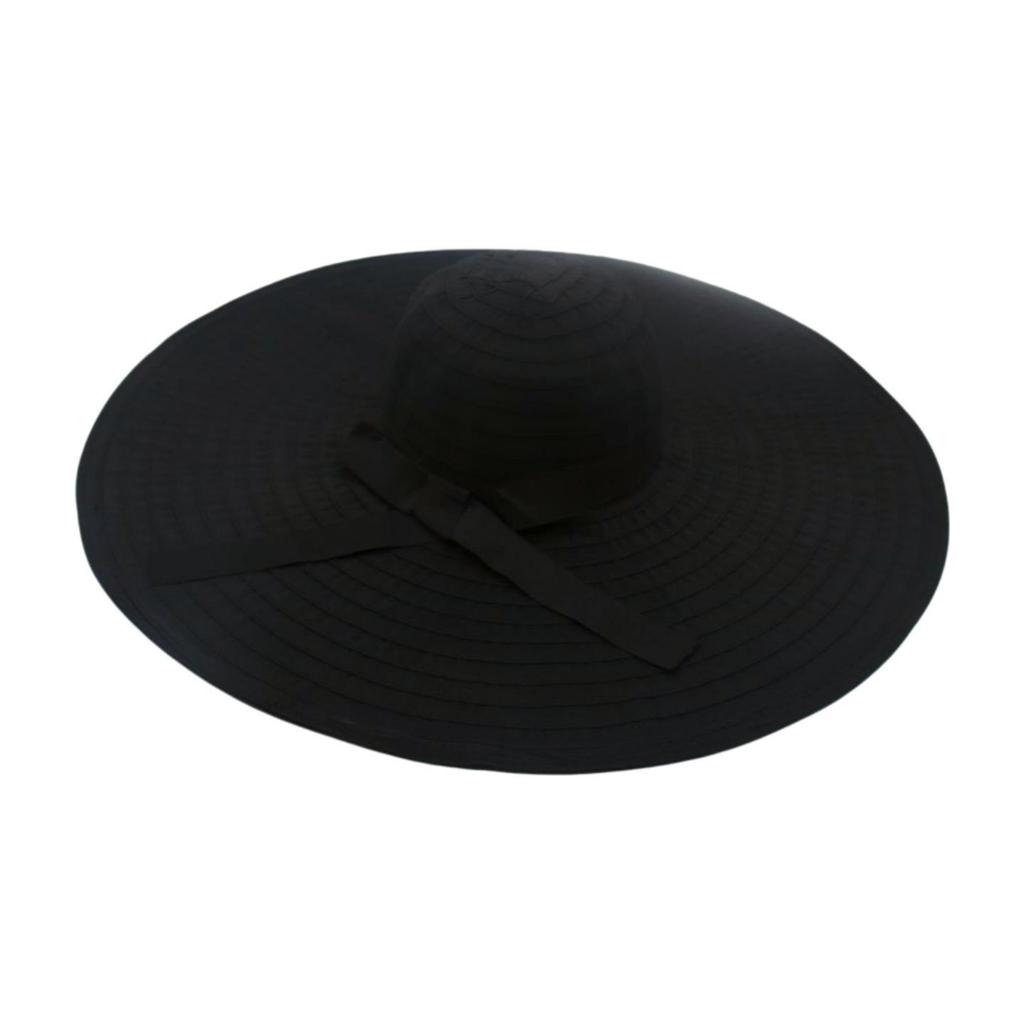 Vacation Foldable Hat, Oversized Brim, Sunshade, Sunscreen Hat, Simple Solid Color, Big Lotus Leaf Is A Hat.