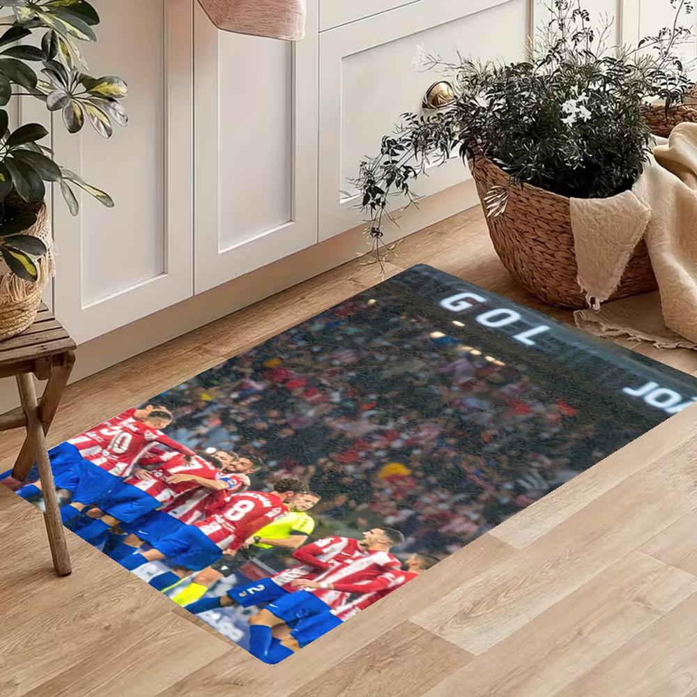 Atletico Madrid Nonslip Kitchen Mat Floor Carpet Rug For Indoors Outdoors Home Decor Room Supplies Spring Decor
