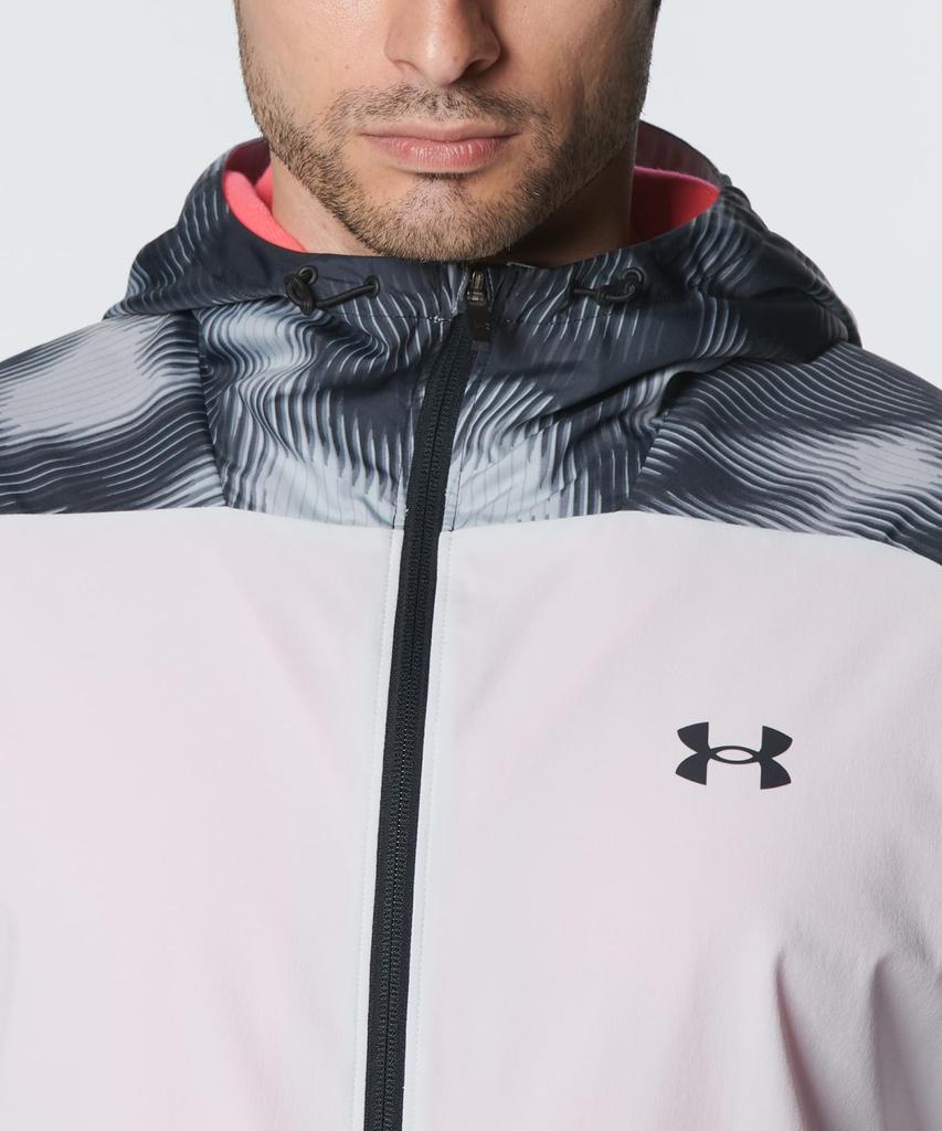 UA TRICOT LINED WOVEN JACKET Halo Gray XXL [Under Armour]
