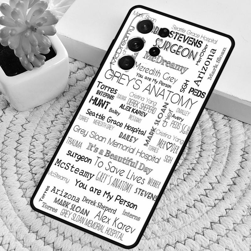 Greys Anatomy You're My Person Silicone Phone Case For Samsung Galaxy note 10 pro S26 S25 S24 S23 S22 S21 Plus Ultra Capa Cover