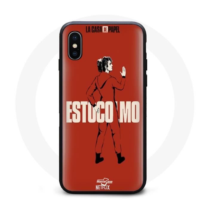 Coque Iphone XS Max La Casa De Papel Estocolmo logo
