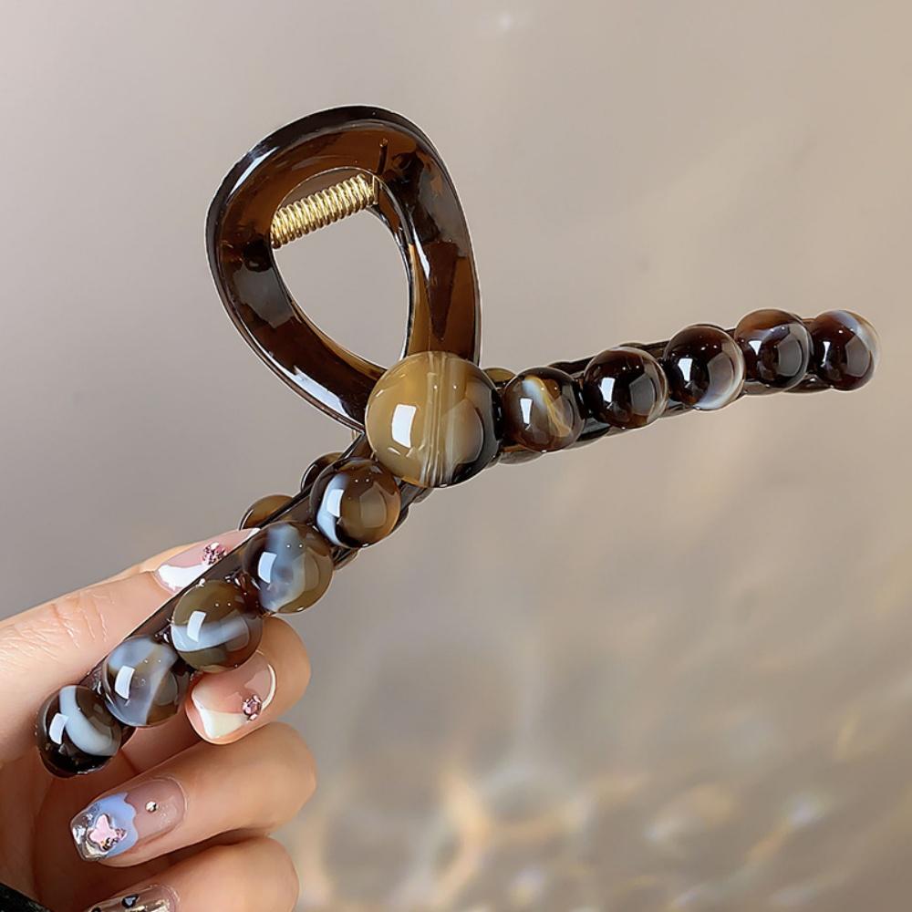 Crystal Bow Hair Crab For Women Girls Hair Claw Clips Shark Pearl Hair Clip Claws Solid Color Wash Accessories Gifts