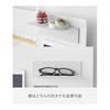 Yamazaki Jitsugyo 10094 Magnetic Shelf Compatible with Steel Panel, White W20 x D6.3 x H6cm Tower L-Shaped Shelf Small Item Holder