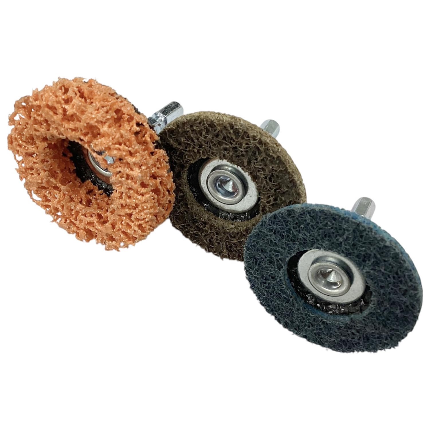 

Yanase Betadisk Paint and Rust Removal Set, #80 Equivalent/#180/#320, 50mm Outer Diameter, 6.35mm Hex Shank, BD-03SET, for Easy Flat Polishing