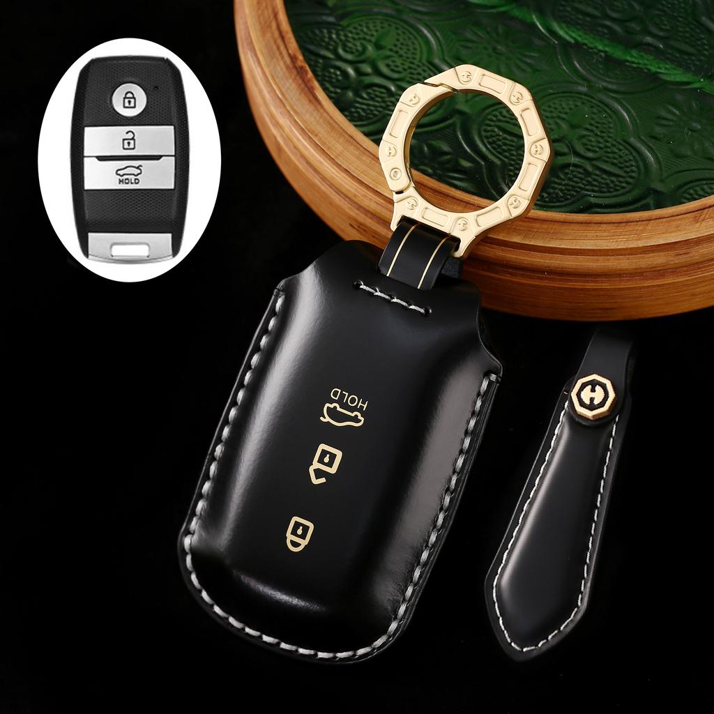 Car Key Cover Is Suitable for Kia K3 Smart Run Kx3 Solanto Freddy Special High-end Leather Key Bag