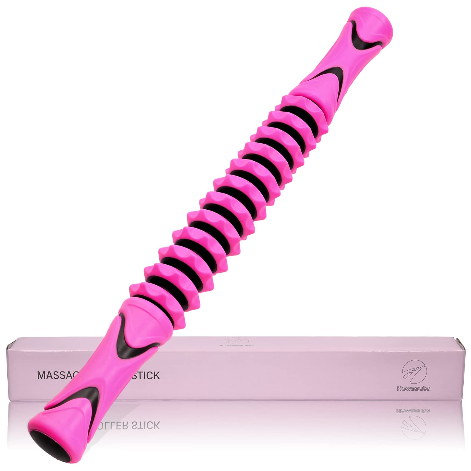 

Howasuto Fascia Roller [Supervised by a Yoga Instructor] Foam Roller Massage Roller for Fascia Release (02.Pink)