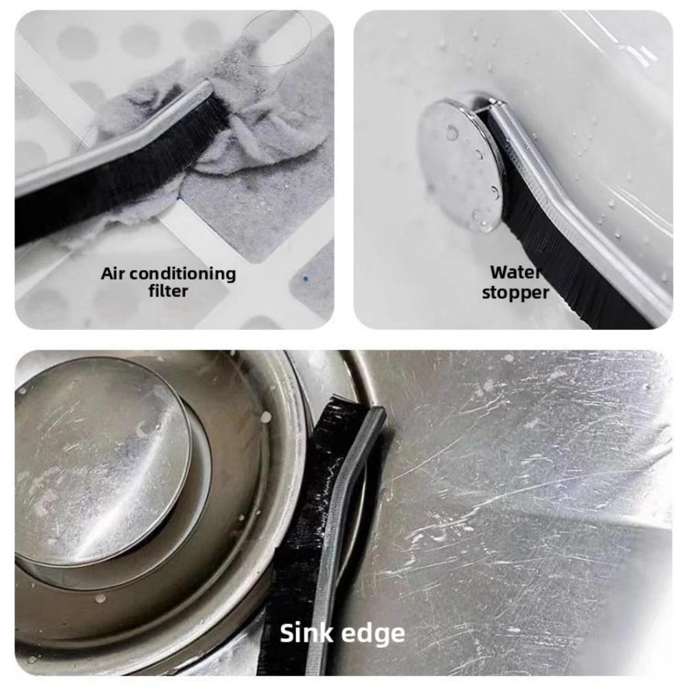 Home Cleaning Brushes Grooved Window Cleaning Tool Kitchen Gadgets Bathroom and Kitchen Tile Seam Brush Useful Things for Home