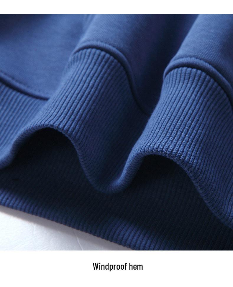 Men's Thickened Velvet Hoodie - Heavyweight Autumn/Winter Style, Warm Youth Trend, Couple Jacket