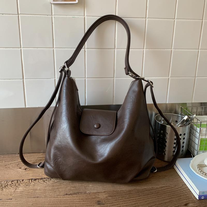 

Корейская версия высококачественной ретро сумки большой вместимости женская 2025 новая осенняя дорожная сумка-рюкзак тоут