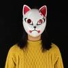 Anime Demon Slayer Fox Mask Tanjiro Hotaru Makomo Sabito Masquerade Halloween Party Costume Custom Prop Cosplay Accessory Mask