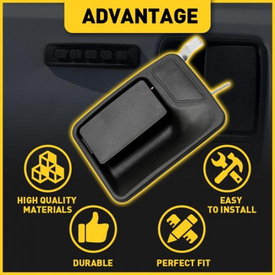 Outside Handle 1999-2016 Door Fit Super Ford F250 Duty Truck Left F350 Rear