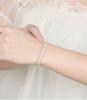 2/2.5/3/4/5mm Moissanite Tennis Bracelet 925 Silver Plated White Gold Bracelet for Women Man Sparkling Party Jewelry