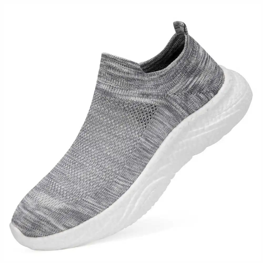 Fashion Autumn White Sports Boots Woven Sneakers 46 Size Sport Shoes Man Style High Quality Caregiver Super Sale Teniss Special Use