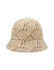Hejiseuyeoseongaegseseoli Beige Logo Pattern Wool Blend Bucket Hat