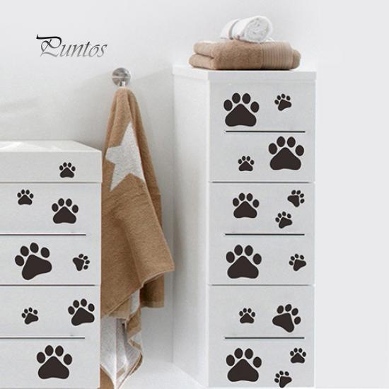 Home Decor 22Pcs/Sheet Dog Paw Prints Removable Wall Sticker Decals Children Home Decor