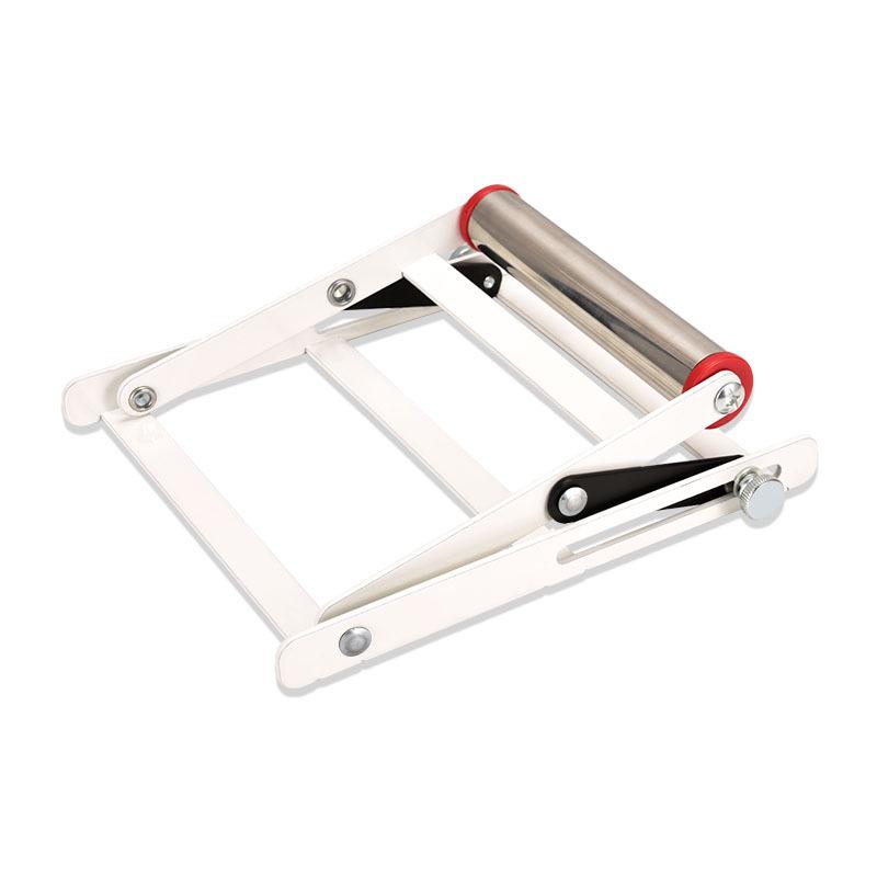 Adjustable Folding Stainless Steel Material Support Stand with Lifting Auxiliary Bracket