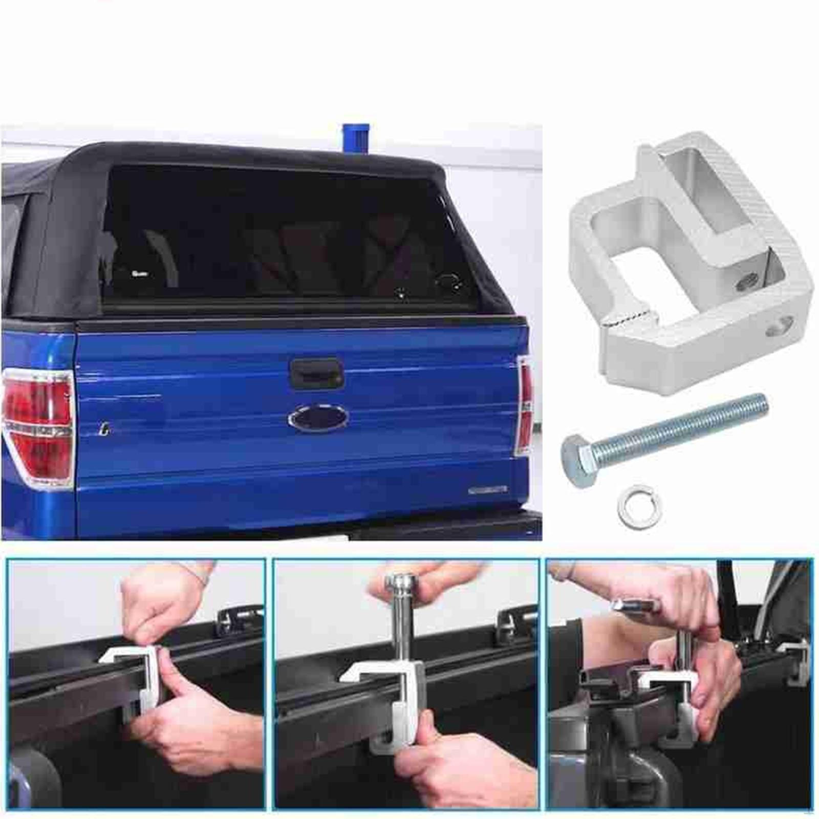 

Universal Mounting Clamps Truck Topper Camper Shell Silver