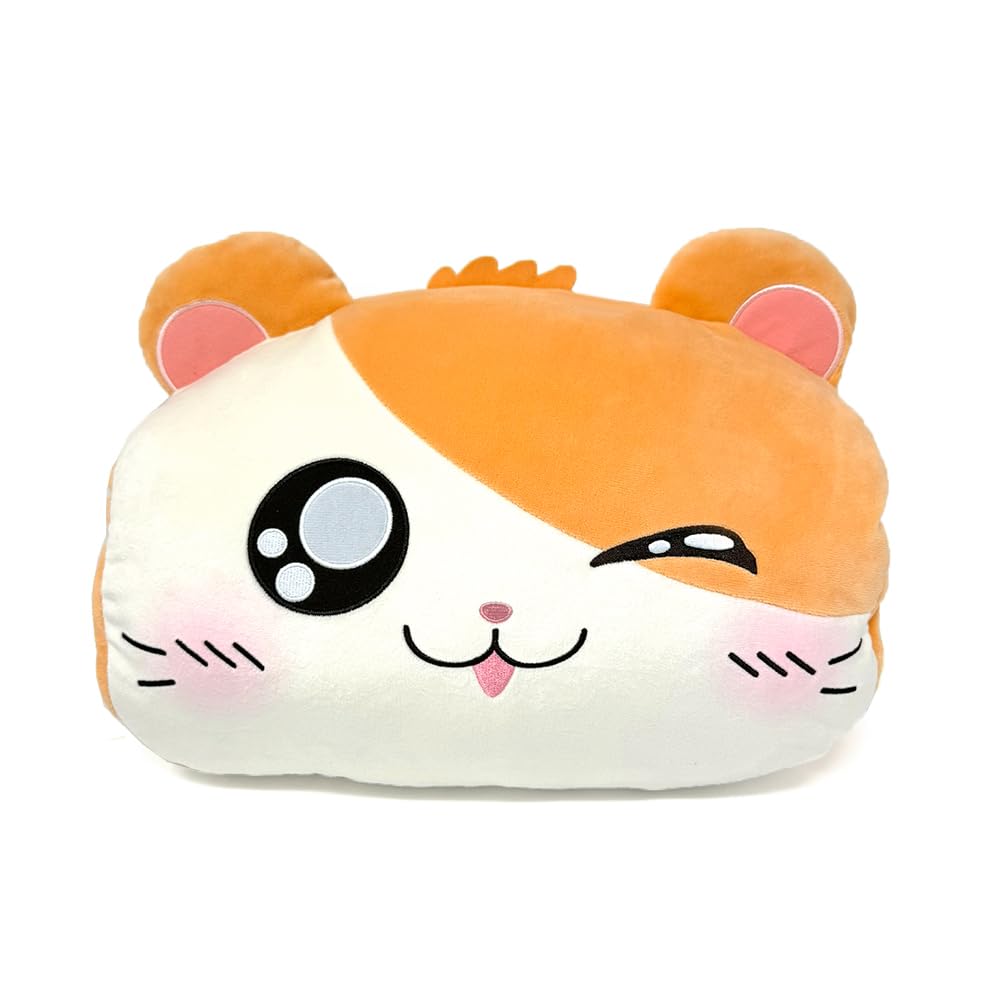 Hamtaro Official Nap Cushion, Large, Approx. 30cm (Wink)