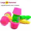 Large Plastic Squeaky Hammer with Whistle Squeaky Toy Sound Hammer Party Supplies Jokes Toy Vocal Knocking Knocking Hammer Toy