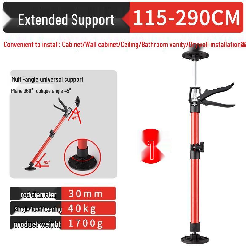 Adjustable Ceiling Lift Bracket for Cabinet Installation
