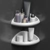 Bathroom Organizer Shelf Wall Mounted Triangular Corner Shelf Shampoo Cosmetic Storage Rack Kitchen Shelf Bathroom Accessories