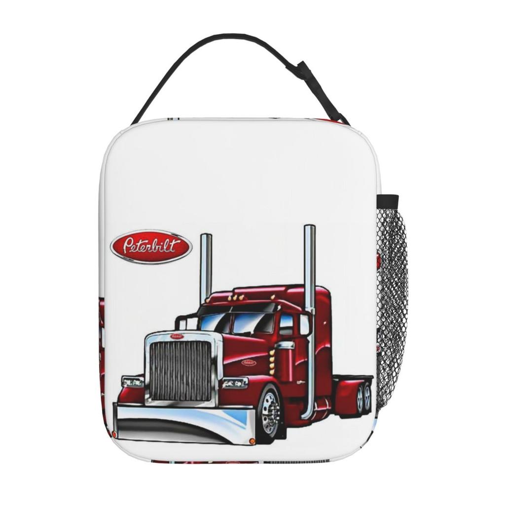 Peterbilt LKW Isolierte Lunchtasche für Damen Kinder Auslaufsichere Lebensmittelboxen Thermische Lunchbox Tragetasche