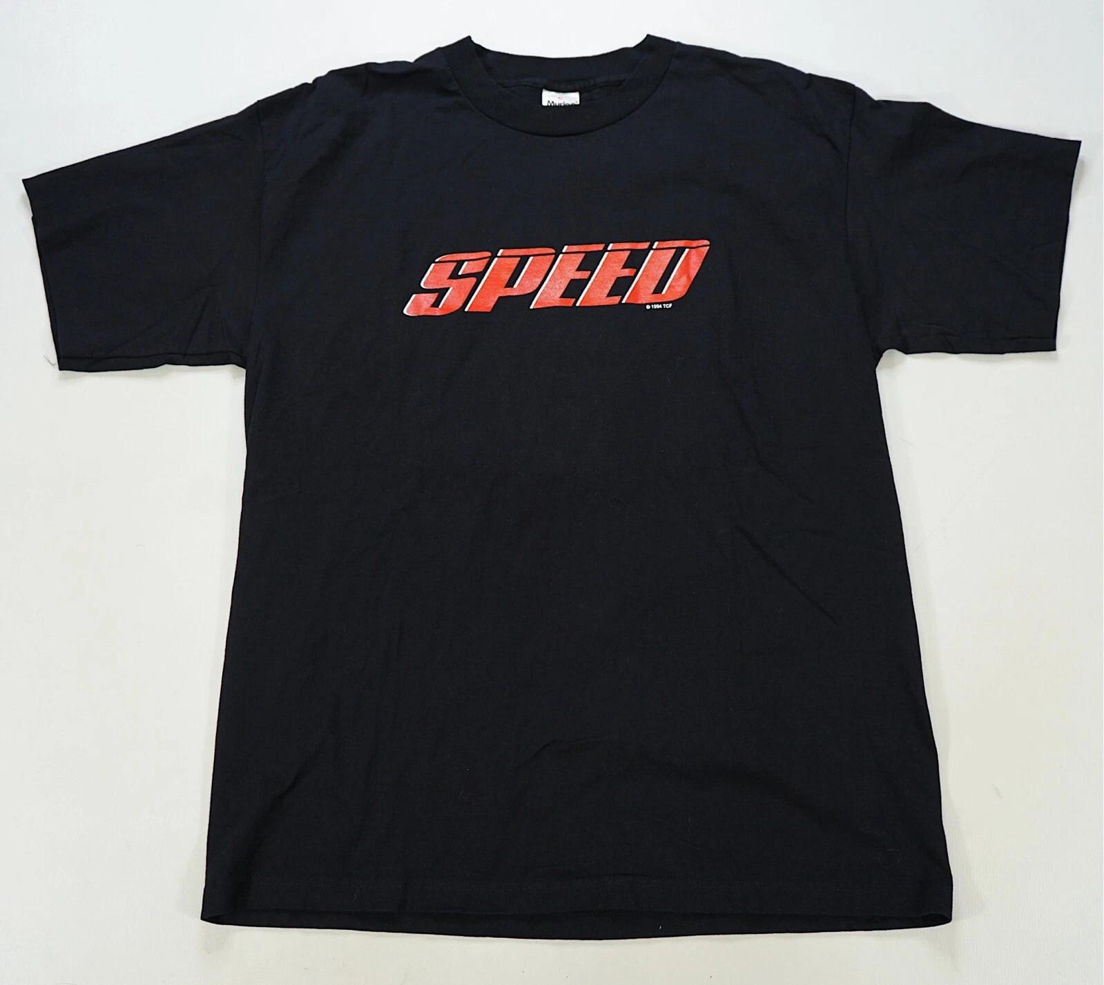 Rare Vintage Speed Get Ready For Rush Hour 1994 Film Promo T Shirt 90s Black XL 2XL