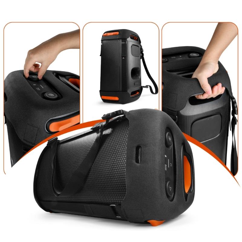 Portable Speakers Carrying Case Protective Travel Cover With Shoulder Straps For Partybox110 Speakers Music Devices