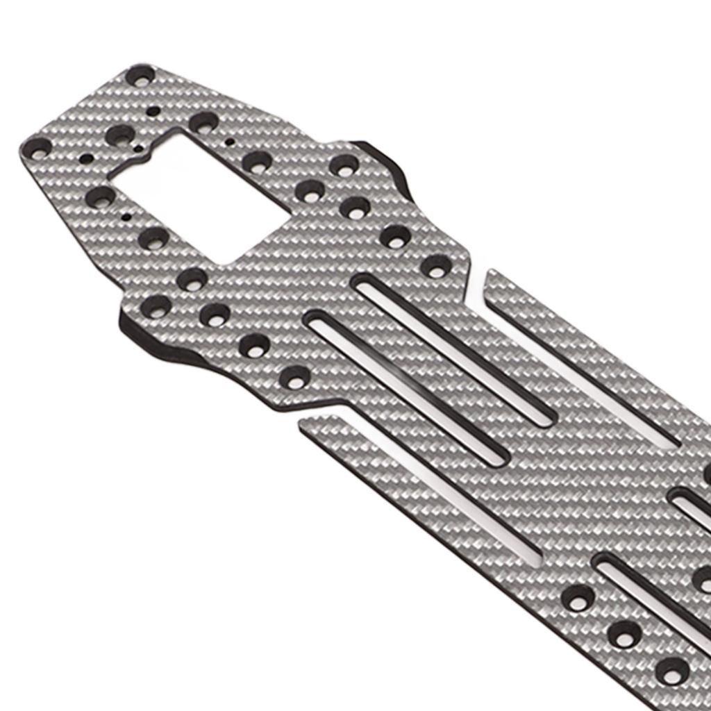 Carbon   RC Drift Car Chassis High Traction Upgrade RC Car Chassis with Battery Mount Plate for 3 RACING D5S 1Celsius10