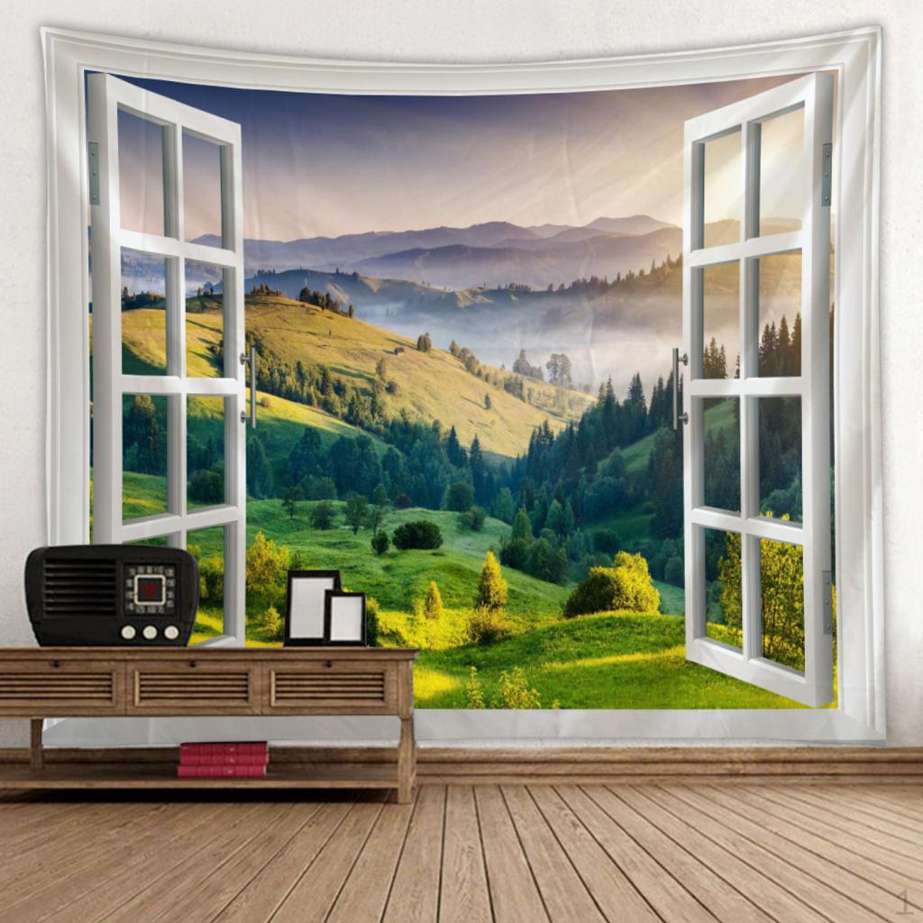 Гобелен Настенный Пейзажный Плед Украшения 150x200см 150x200cm