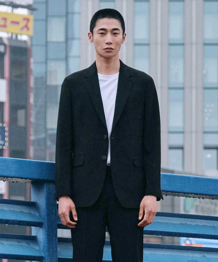 Stco [Summer] Fluid Cool Touch Blazer_Black (Relaxed Fit)_Sejvb11Nsb