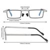 With Box Female Square Presbyopic Glasses Reading Glasses Hyperopia Eyewear Glasses Anti Blue Light