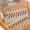 Disposable Dip Replacement Brush Mini Nail Polish Replacement Brush Replacement Liquid Soft Bristles Flat Brush Pen
