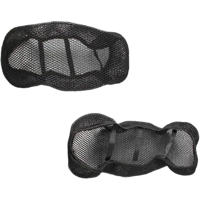 

Motorcycle Seat Cover 23.62X15.74 Inch Breathable 3D Mesh Cushion Cover Heat Insulation Anti-Slip Protective for Scooter Moped Outdoor Use
