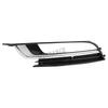 For VW Passat CC 2012 2013 2014 2015 2016 2017 Fog Light Grille Cover Auto Front Bumper Chrome Foglights Headlights Accessories