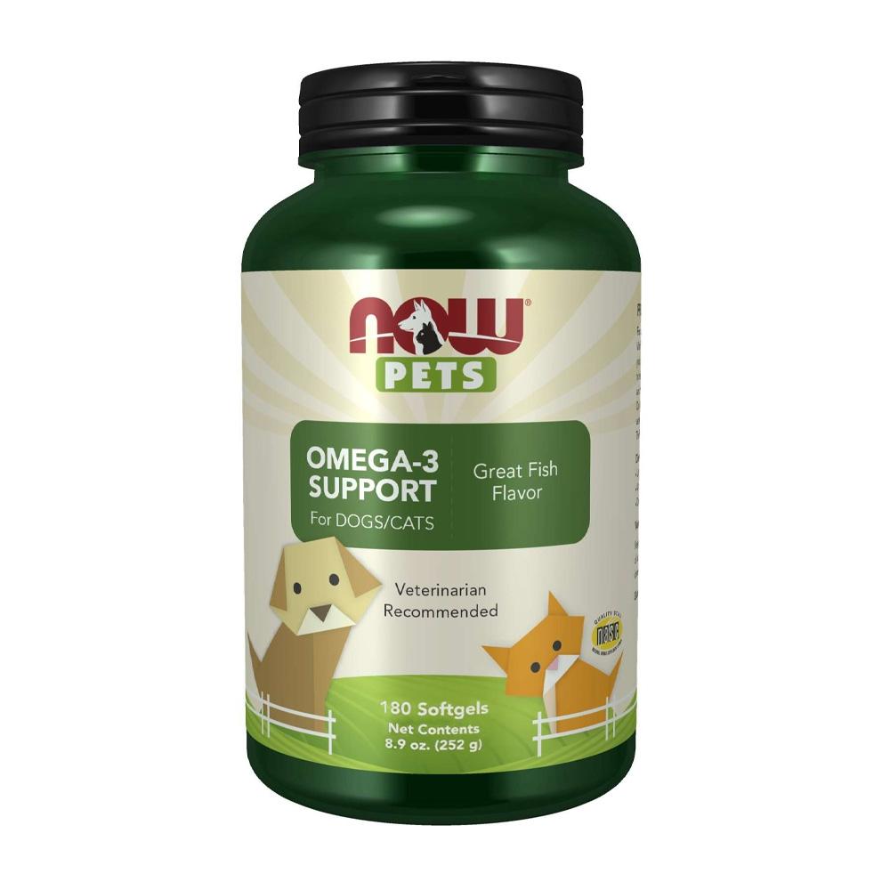 

Pets Omega-3 Support для собак/кішок, 180 м’яких капсул