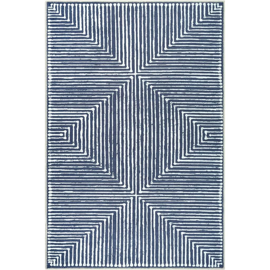 Spot Modern Striped Living Room Carpet Nordic Minimalist Style Bedroom Bedside Carpet
