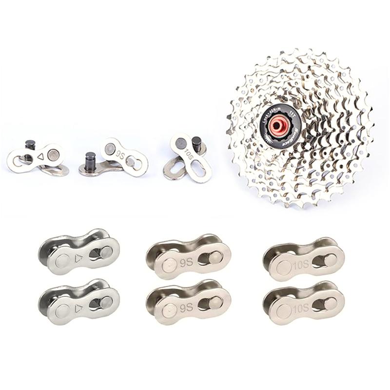 A Pair Mountain Road Bike Chain Magic Buckle 8S/9/10/11/12 Speed Chain Quick Release Buckle
