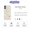 For iPhone 17 Case Floral Bow Pattern Printing Straight Edge TPU Phone Back Cover