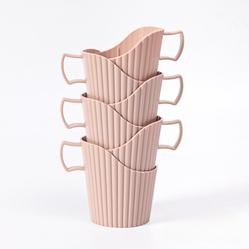 

6pcs Disposable Paper Cup Holder Espresso Coffee Anti-scalding Multifunctional Multipurpose Office Household Sleeve Cup Cover