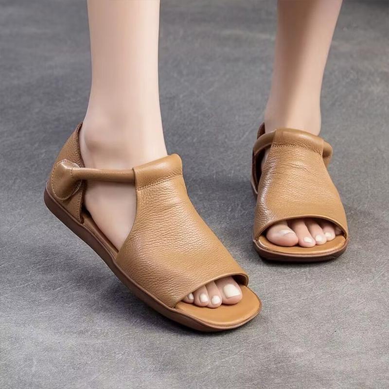 Fashion Women Flats Sandals Fashion Retro Shoes Casual Walking Summer Shoes Woman Trend Shoes 2025 Designer Brand Beach Zapatos Female