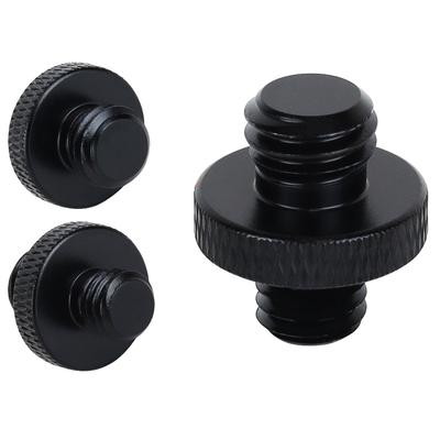 Adapter Reduction Sleeve 3/8" To M8 Tripod Black Lamp Stand 18 Mm