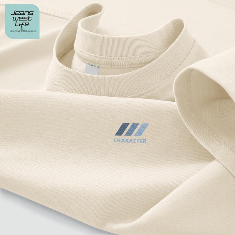 JEANSWEST LIFE Men s Cotton Loose Fit Short Sleeve T-Shirt L