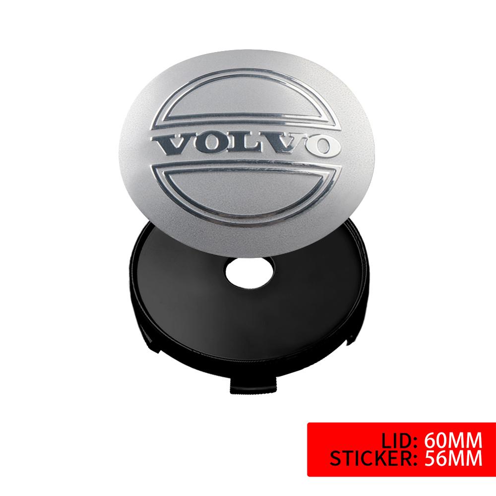 4Pcs 56mm Car Wheel Center Hub Caps Badge Stickers For Volvo C30 C40 C50 C70 S40 S60 S70 S80 S90 V40 V50 V60 V70 V90 XC30 XC40