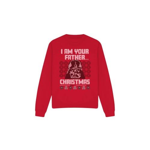Star Wars Unisex Adult Father Christmas Darth Vader Fair Isle Sweatshirt