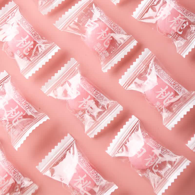 Hongyuan White Peach Hard Candy