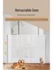 140cm Tall Pet Gate: Anti-Jump & Anti-Drill Barrier for Cats and Dogs